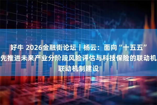 好牛 2026金融街论坛｜杨云：面向“十五五”，应优先推进未来产业分阶段风险评估与科技保险的联动机制建设